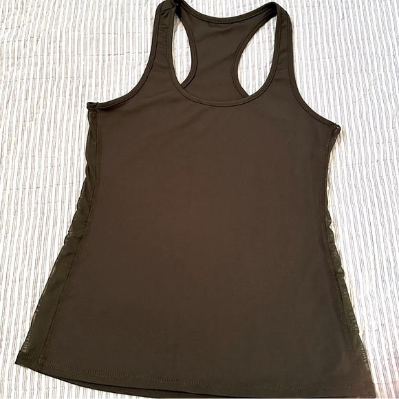 Women's Army Green Racerback Tank Top - READ DESCRIPTION - Picture 1 of 8